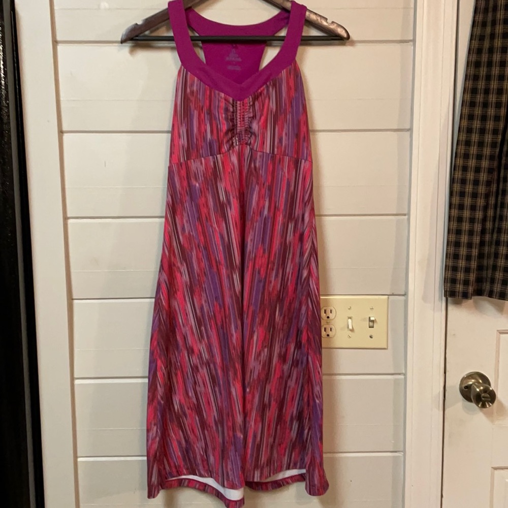 Prana Sleeveless Razor Back Lightweight Dress Size M.